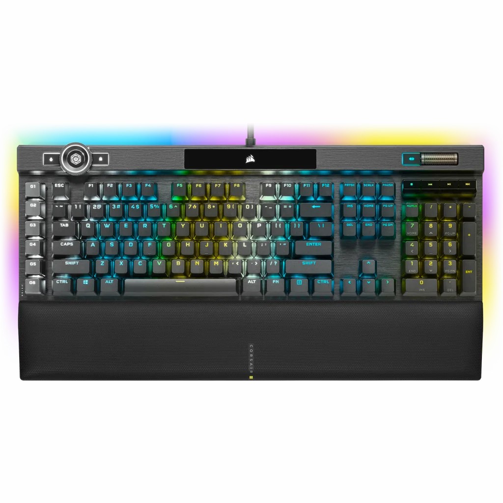 CORSAIR K100 RGB Mechanical Wired CHERRY MX SPEED Switch Keyboard with RGB Backlighting | Black